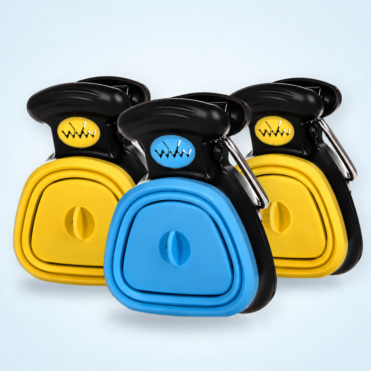 Curbwise Pooper Scooper — Clip-On with Built-In Bag Roll