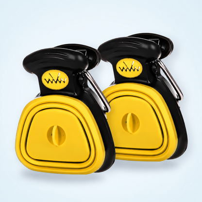 Curbwise Pooper Scooper — Clip-On with Built-In Bag Roll